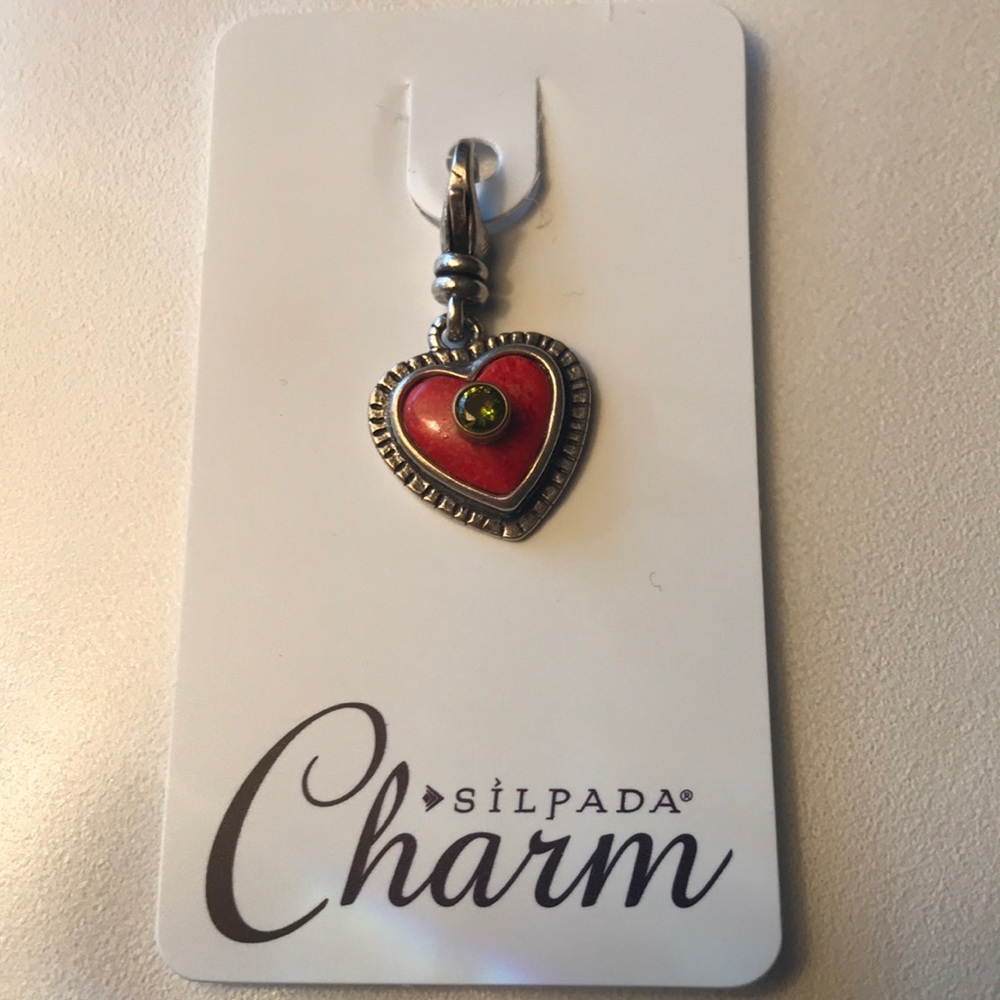 Silpada heart charm